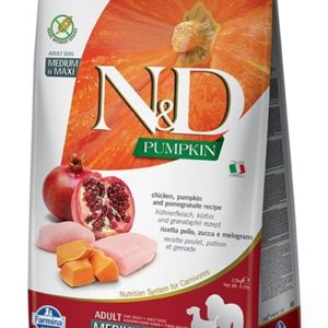 N&D dog GF PUMPKIN ADULT MEDIUM/MAXI chicken/pomegranate - 12kg
