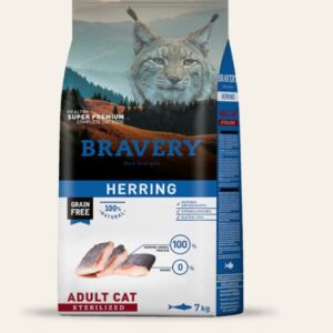 Bravery cat  STERILISED HERRING - 7kg