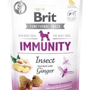 BRIT snack IMMUNITY insect/ginger - 150g