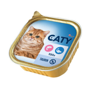 Akinu CATY Losos & pstruh paštika pro kočky 100 g