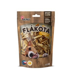 Akinu Flákota Kuřecí & rybí sendvič pamlsek pro psy 100 g