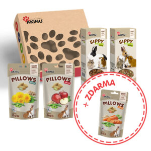 Akinu HAPPY BOX Pamlsky pro hlodavce