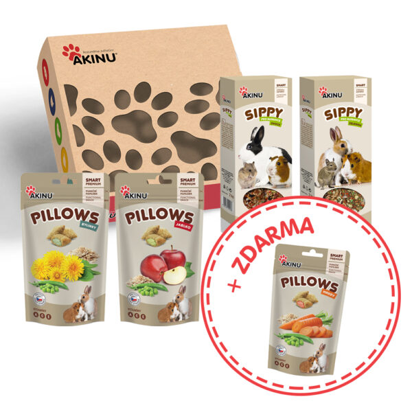Akinu HAPPY BOX Pamlsky pro hlodavce