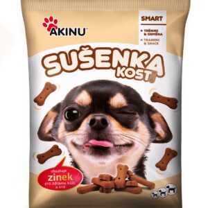 Akinu Kosti sušenka se zinkem pamlsek pro psy 400 g