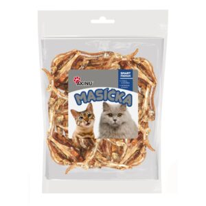 Akinu MASÍČKA Sušené rybičky pamlsek pro kočky 50 g