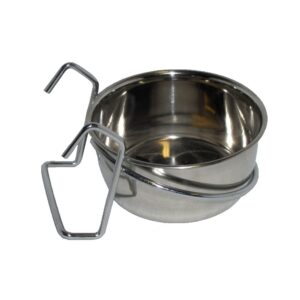 Akinu Nerezová miska do klece závěsná 600 ml