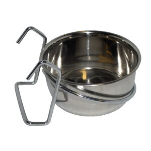 Akinu Nerezová miska do klece závěsná 900 ml