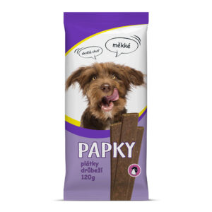 Akinu PAPKY Drůbeží plátky pamlsek pro psy 120 g