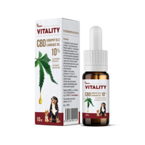 Akinu VITALITY CBD Konopný olej doplněk stravy pro psy 10% 10 ml