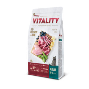 Akinu VITALITY Kuřecí & jehněčí granule krmivo pro kočky 1