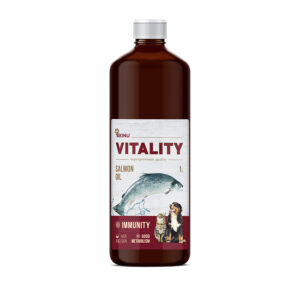 Akinu VITALITY Lososový olej doplněk stravy pro psy a kočky 1 l