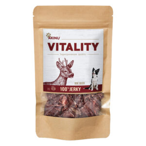 Akinu VITALITY Srnec jerky pamlsek pro psy 50 g
