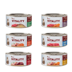 Akinu VITALITY konzervy pro kočky MIX 6x70g