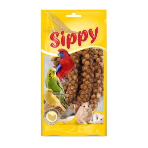 Sippy Akinu Senegalské proso v klasech doplňkové krmivo pro ptáky a hlodavce 100 g