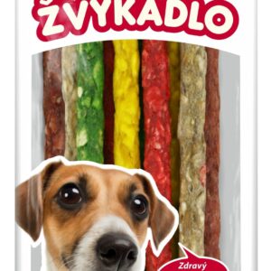 Akinu Tyčinky pamlsek pro psy vícebarevné žvýkací 12
