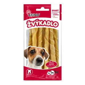 Akinu Tyčinky z kůže žvýkací přírodní pamlsek pro psy 12