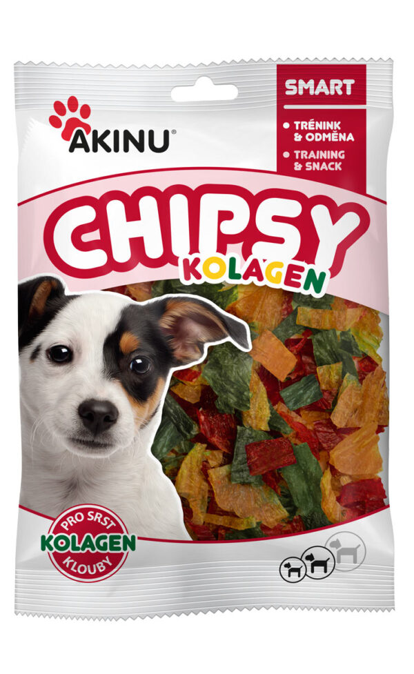 Akinu Kolagen chipsy pamlsek pro psy 60 g