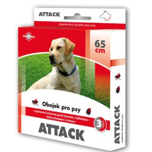 ATTACK Antiparazitní obojek pro psy 65 cm
