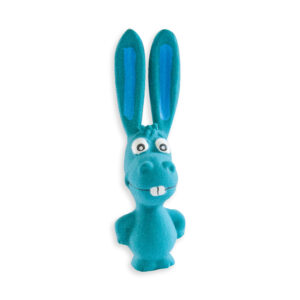 Akinu Latexový osel hračka pro psy modrá 16 cm