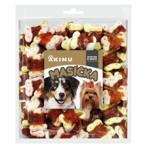 Akinu MASÍČKA Sušenka s kuřecím masem pamlsek pro psy 300 g 