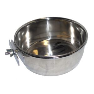 Akinu Nerezová miska do klece s maticí 600 ml