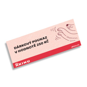 Akinu dárkový poukaz v hodnotě 250 Kč