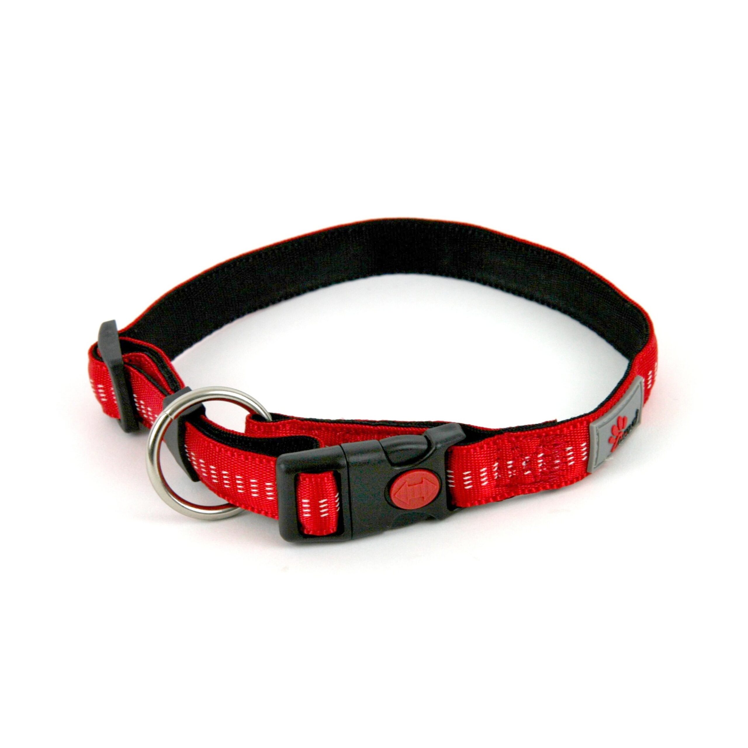 Akinu Obojek pro psa nylon a neopren červený 2