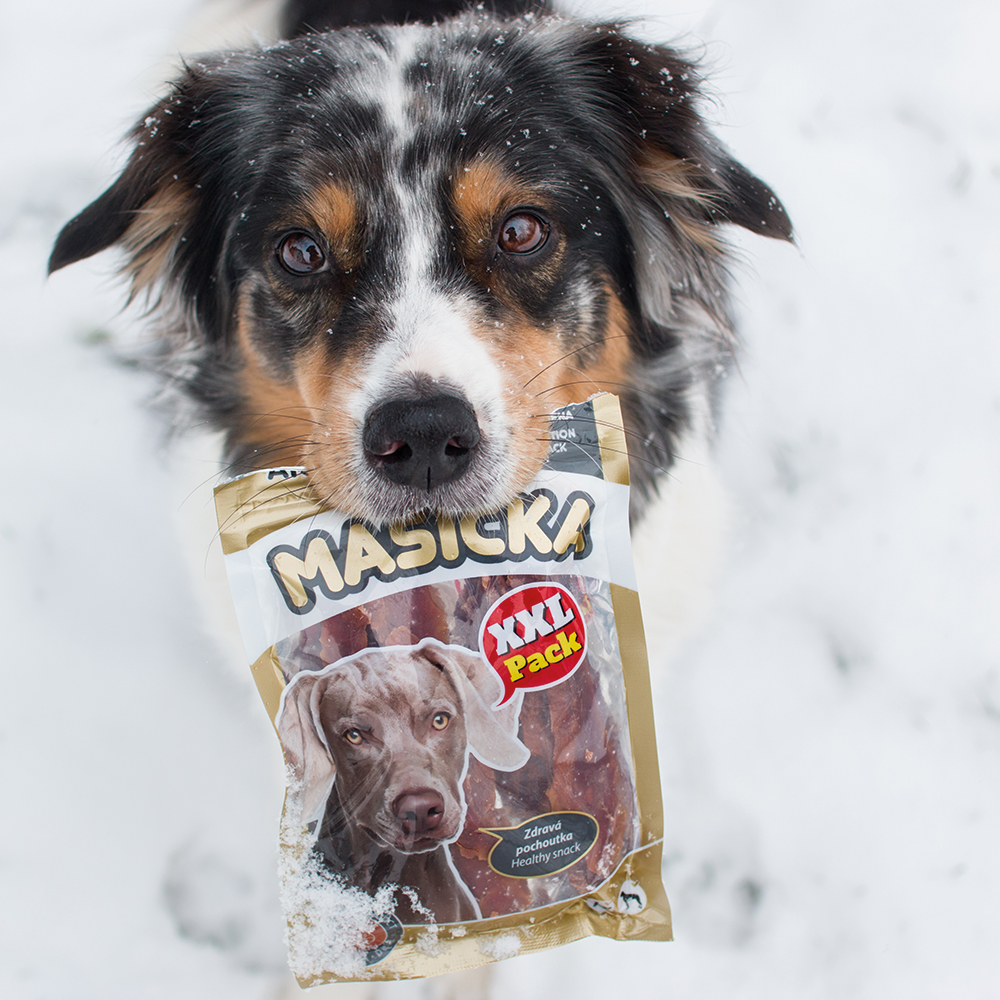 Akinu MASÍČKA Kachní prsíčka pamlsek pro psy XXL 90 g
