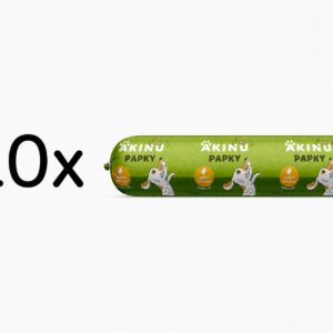 Akinu PAPKY Kuřecí salám krmivo pro psy 10 x 1 kg