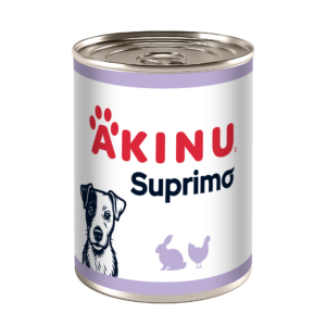 Akinu SUPRIMO Mleté s králičím konzerva pro psy 400 g