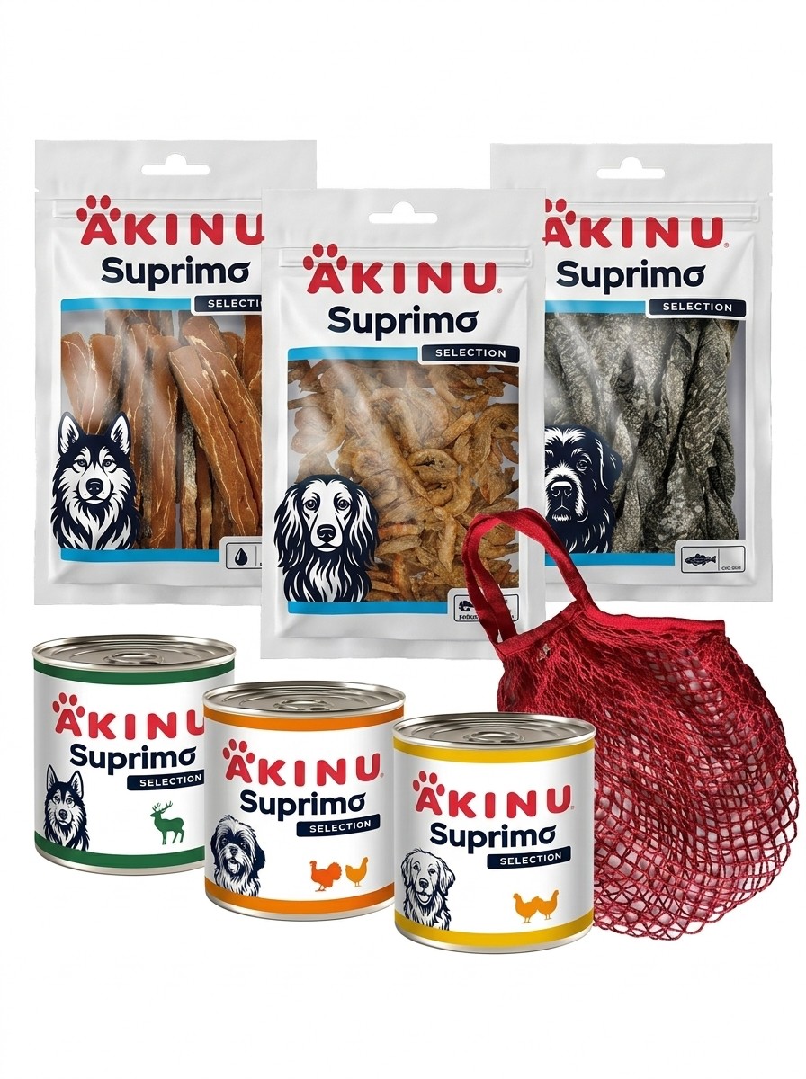 Akinu Suprimo Selection odměna na cesty pro psy