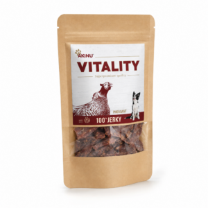 Akinu VITALITY Bažant jerky pamlsek pro psy 50 g