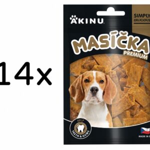 Akinu MASÍČKA PREMIUM Dental pamlsek pro psy 14 x 75 g