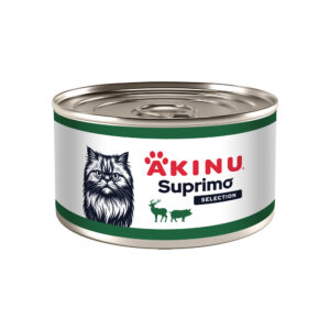 Akinu SUPRIMO SELECTION Vepř. krájená svalovina se zvěřinou pro kočky 200 g