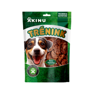 Akinu Trénink Jehněčí & treska lupínky pamlsek pro psy 120 g