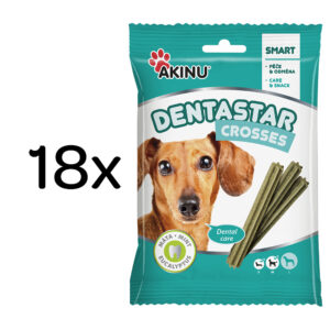 Akinu DENTASTAR Mini pamlsek pro malé a střední psy dentální 18 x 110 g