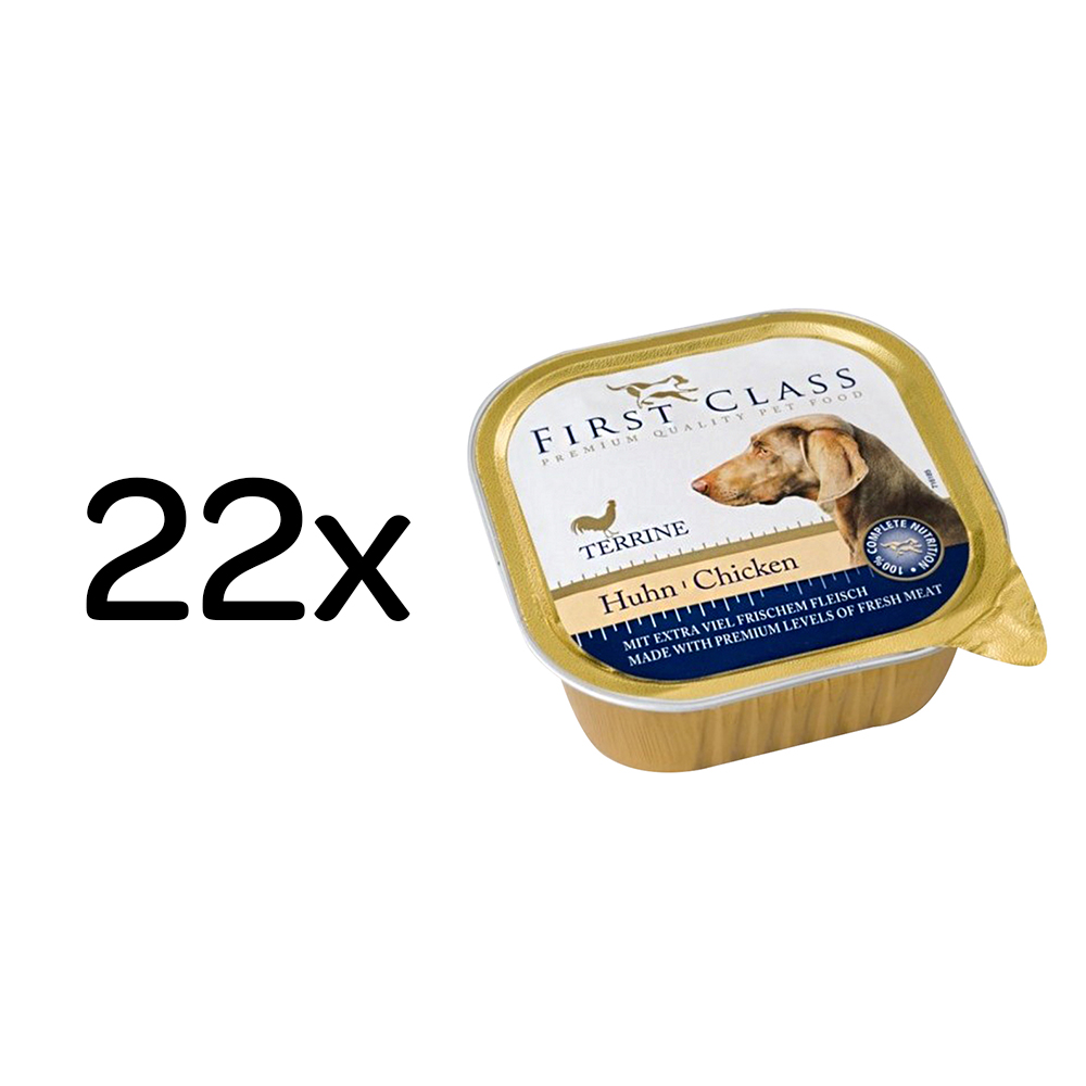 Akinu FIRST CLASS Drůbeží paštika pro psy 22 x 150 g