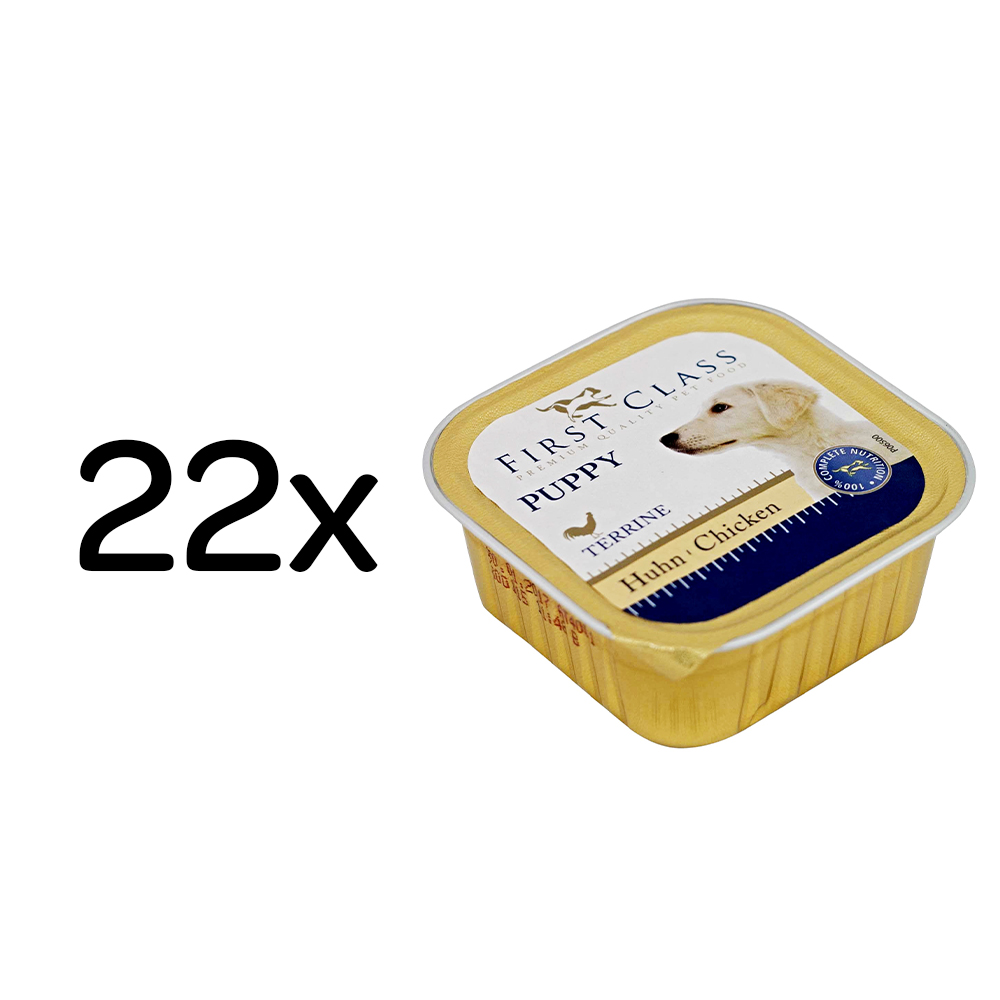 Akinu FIRST CLASS Puppy drůbeží paštika pro štěňata 22 x 150 g