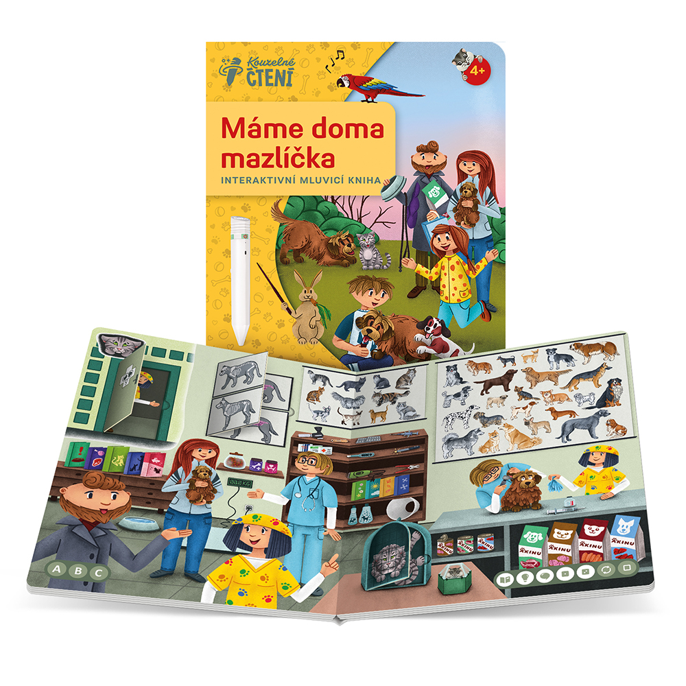 Akinu Klub kniha Albi - Máme doma mazlíčka