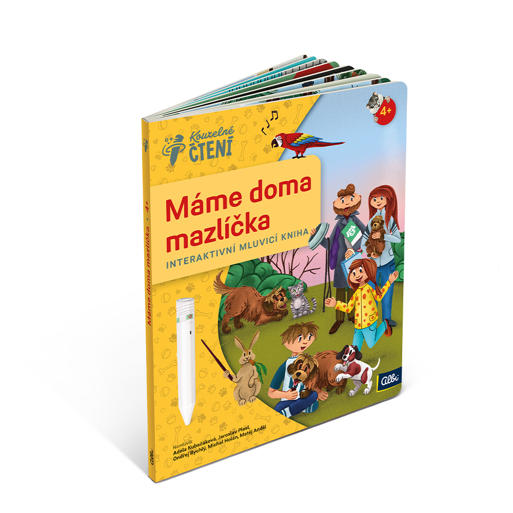 Akinu Klub kniha Albi - Máme doma mazlíčka