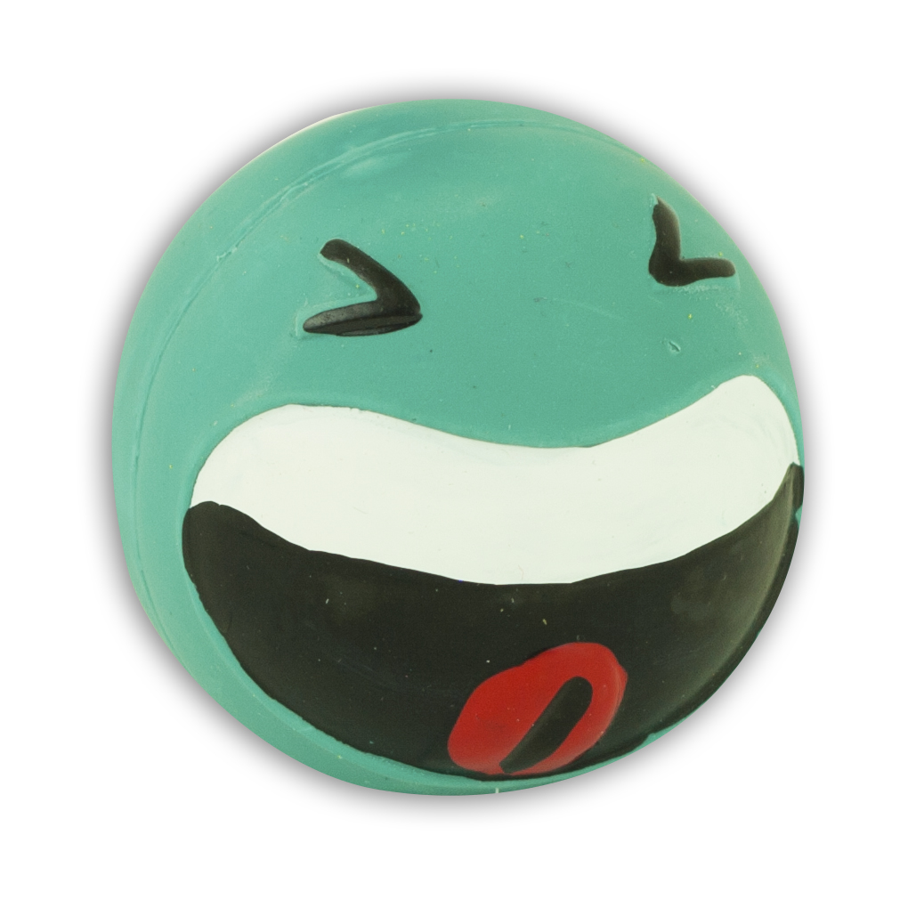 Akinu Latexový míč smile hračka pro psa modrý 6