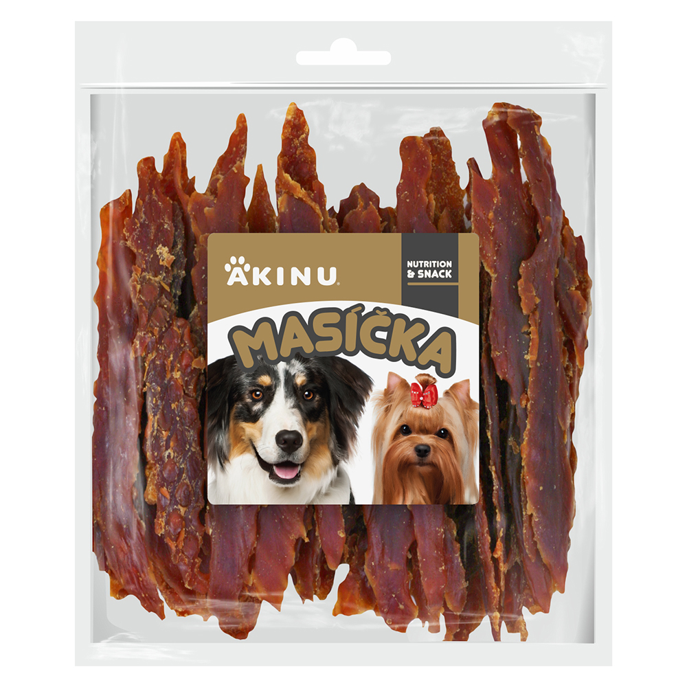Akinu MASÍČKA Kachní prsíčka pamlsek pro psy 300 g
