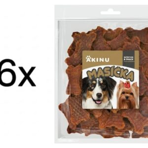 Akinu MASÍČKA Kuřecí kostičky s karotkou pamlsek pro psy 6 x 300 g