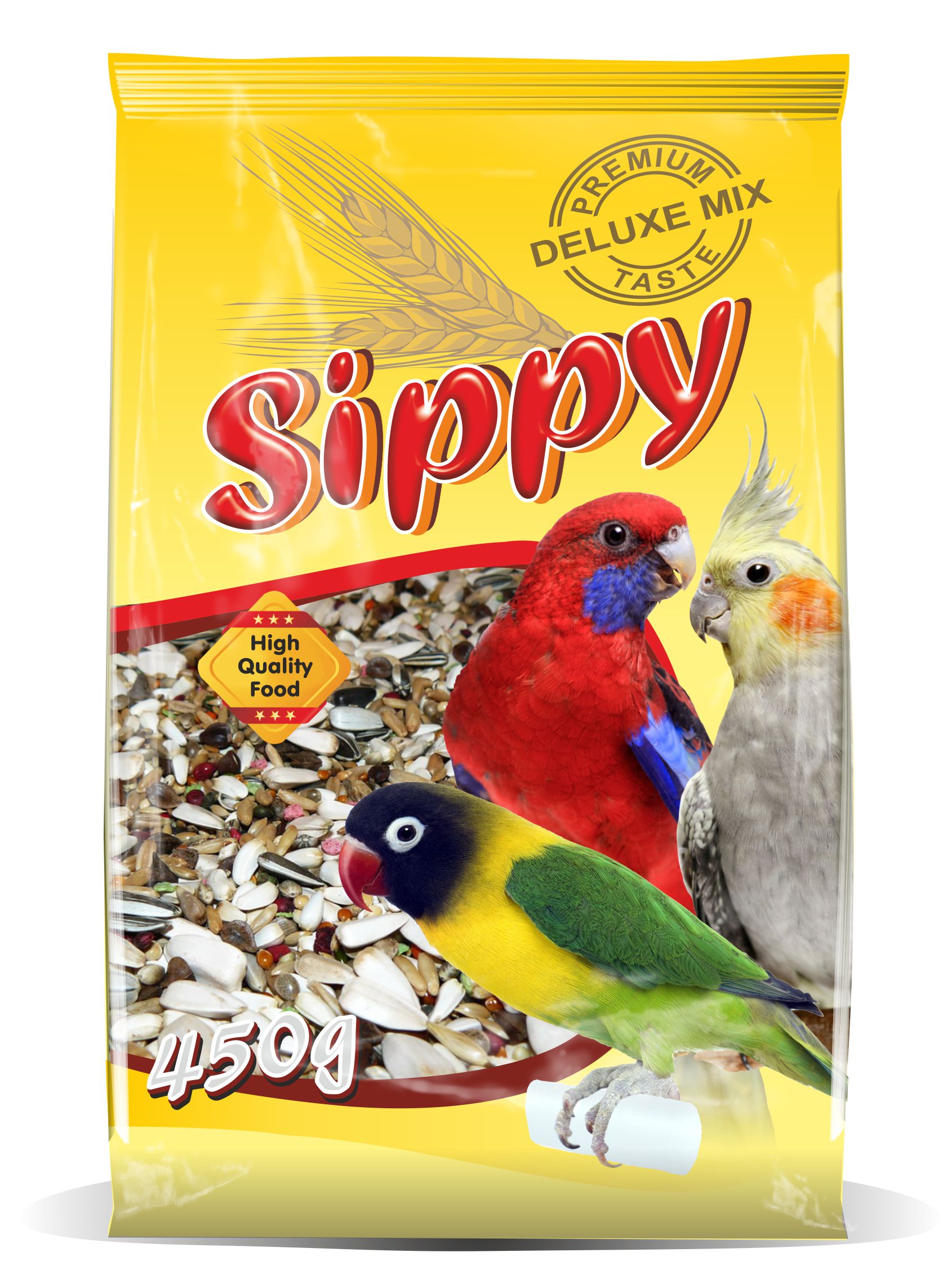 Akinu SIPPY Krmivo pro malé a střední papoušky 450 g