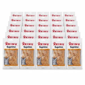 Akinu SUPRIMO Kuřecí plátky pro kočky mramorované 30 x 50 g