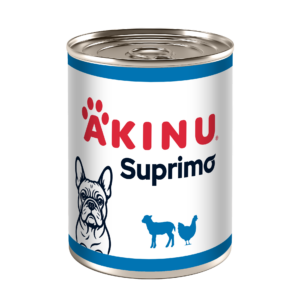 Akinu SUPRIMO Mleté s jehněčím konzerva pro psy 400 g
