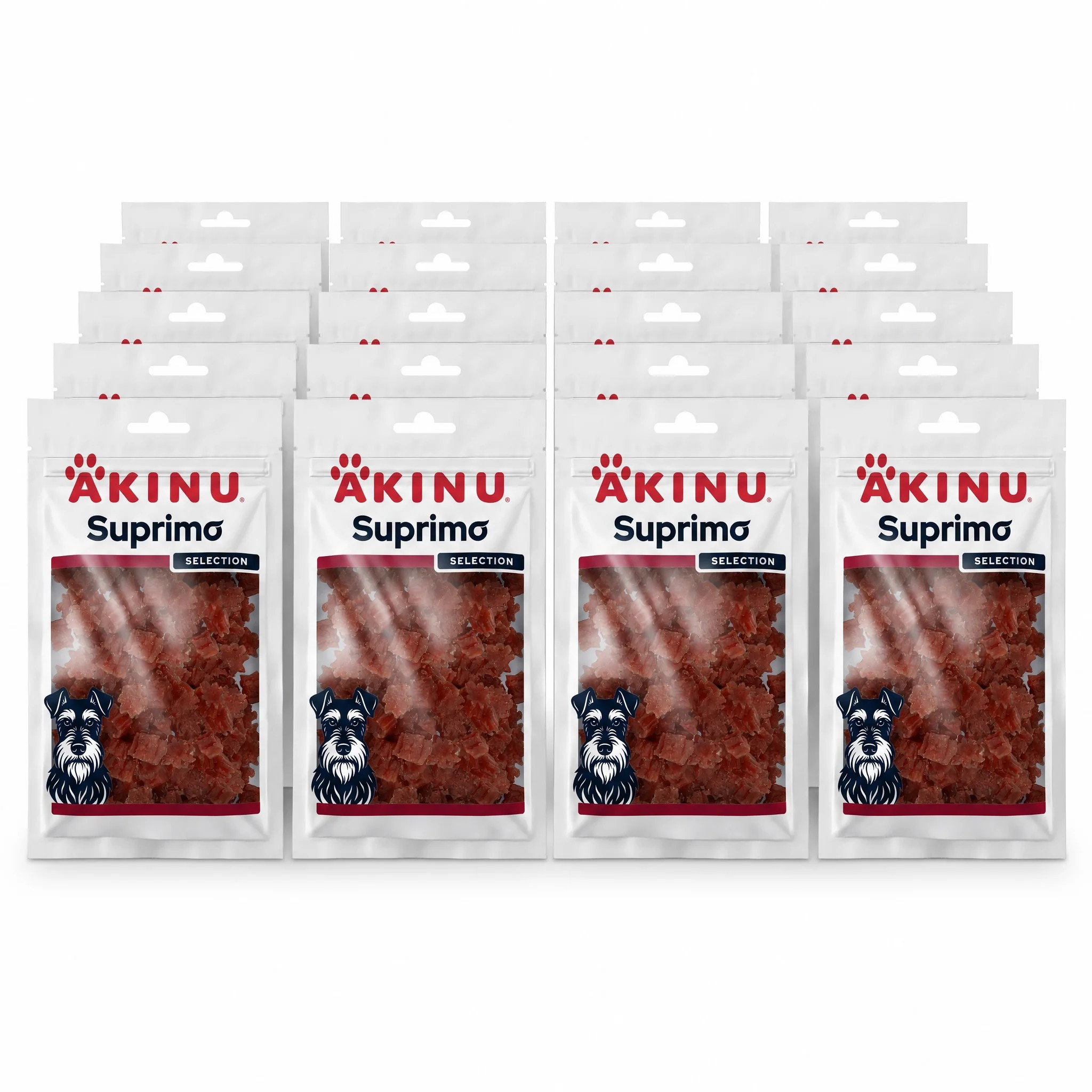 Akinu SUPRIMO SELECTION Kachní maso pamlsek pro psy 20 x 75 g
