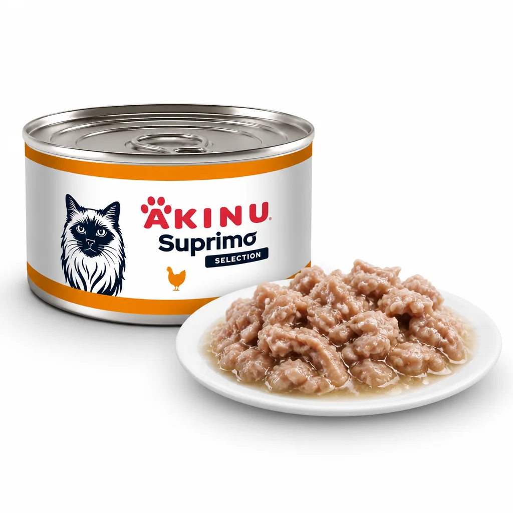 Akinu SUPRIMO SELECTION Kuř. svalovina bez kosti konzerva pro kočky 200 g