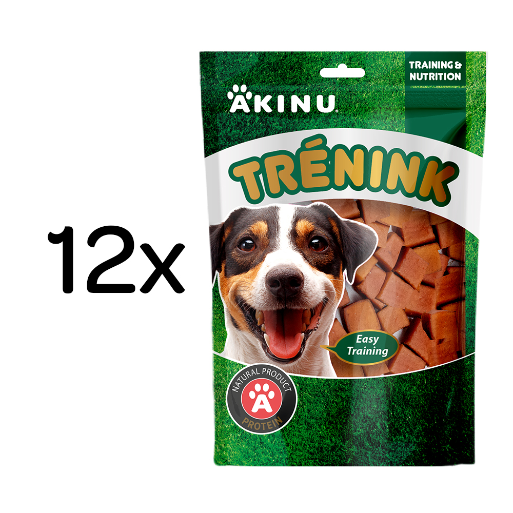 Akinu Trénink Lososové kostky pamlsek pro psy 12 x 120 g