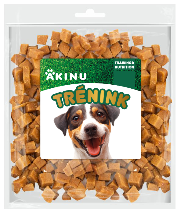 Akinu Trénink Lososové kostky pamlsek pro psy 400 g